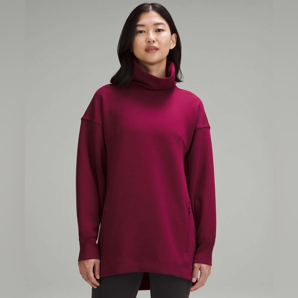lululemon athletica Tops - Lululemon Modal-Blend Turtleneck Tunic in Deep Luxe (Burgundy)